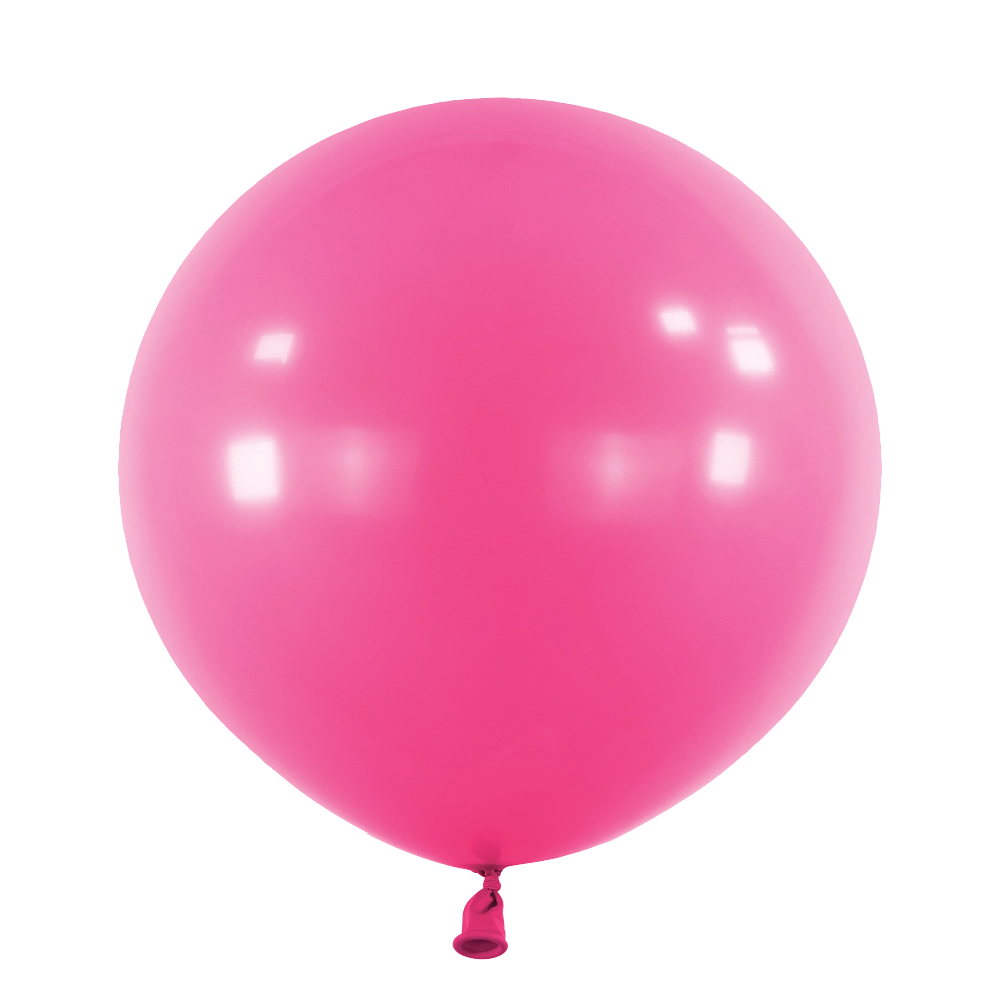 4 Balões latex 24'' (61cm) Fashion Hot Pink