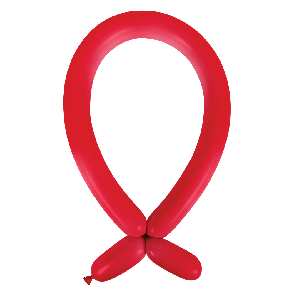 100 Balões latex Modelar 260 Fashion Berry