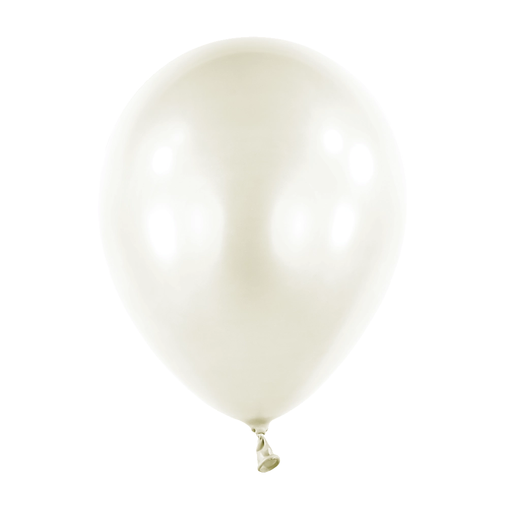 50 Balões latex 11'' (28cm) Pearl Frosty White