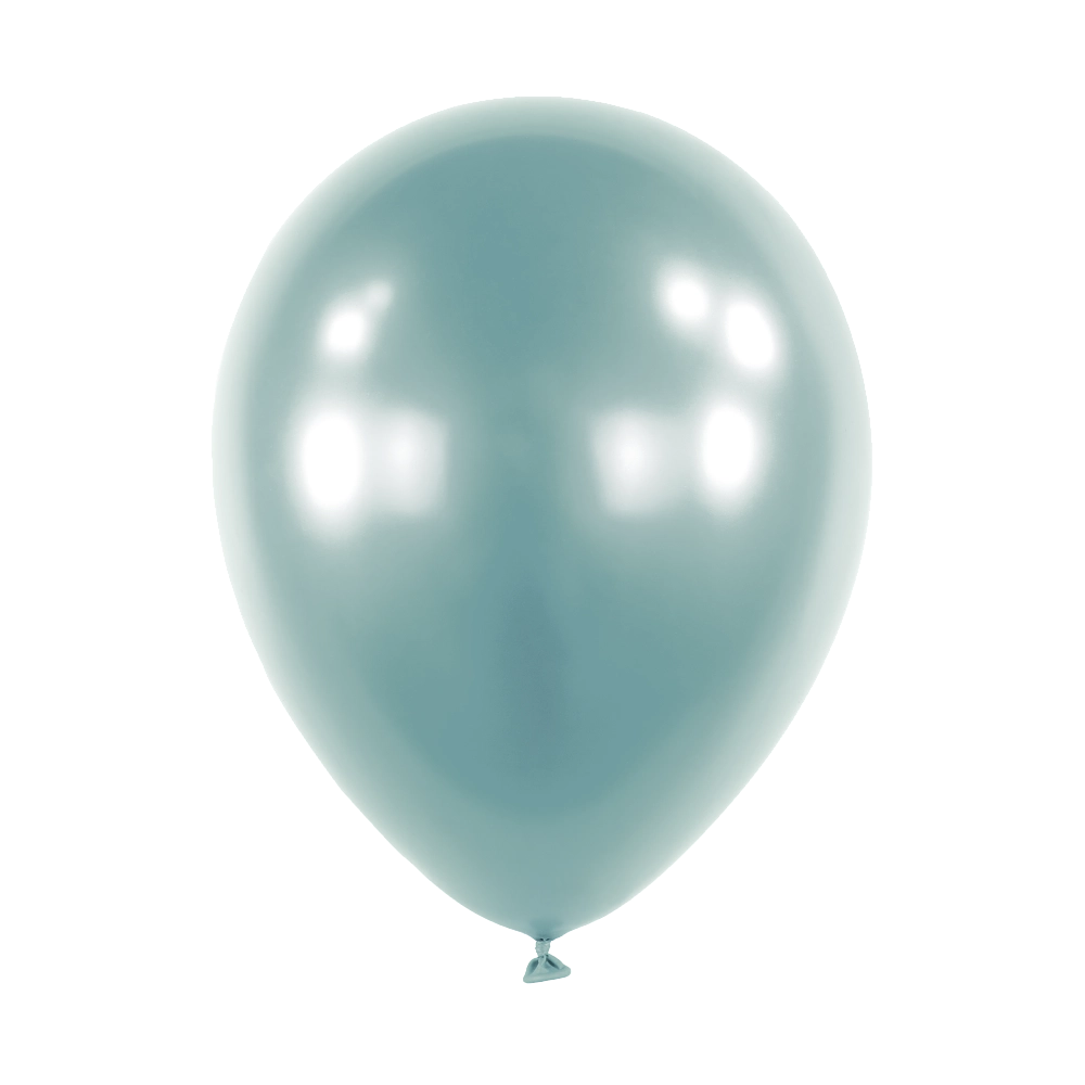 100 Balões latex 5'' (12cm) Satin Luxe™ Pastel Blue