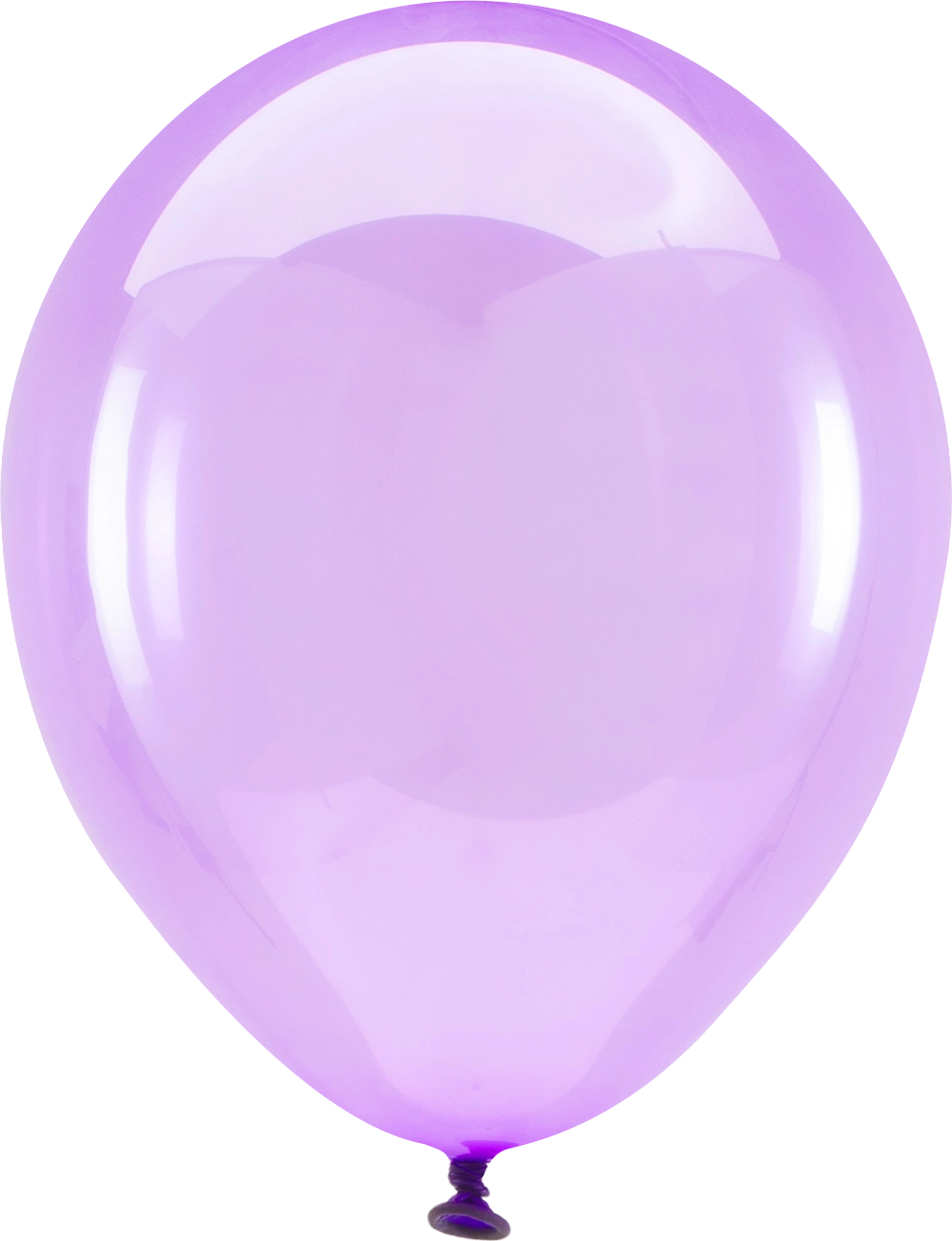 100 Balões latex 5'' (12cm) Crystal Clearz™ Purple
