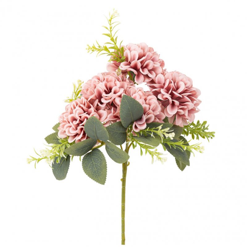 Bouquet de Flores Cravos 28cm Rosa