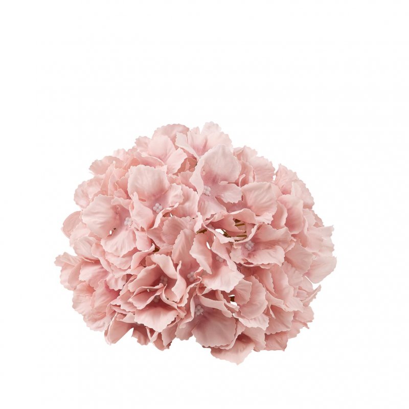 Cabeça de Hortênsia 19cm Rosa