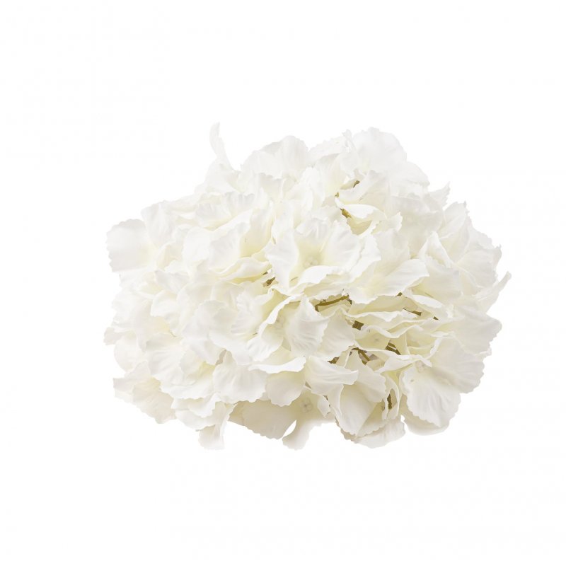 Cabeça de Hortênsia 19cm Branca
