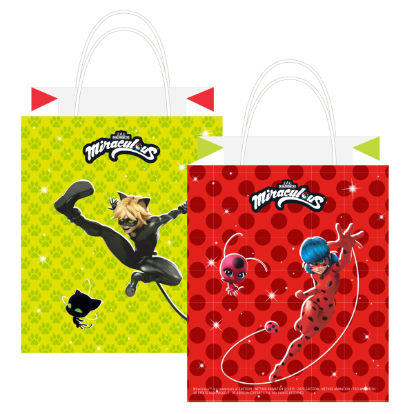 8 Sacos de oferta LadyBug Miraculous 