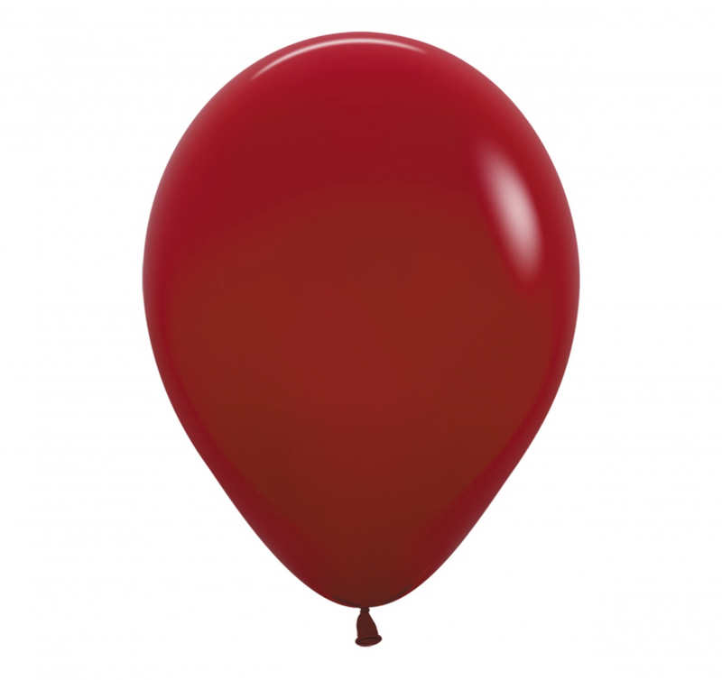 50 Balões latex R12 (30cm) - Imperial Red - 016