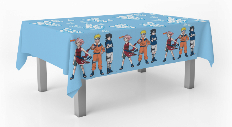 Toalha de mesa 120x180cm Naruto