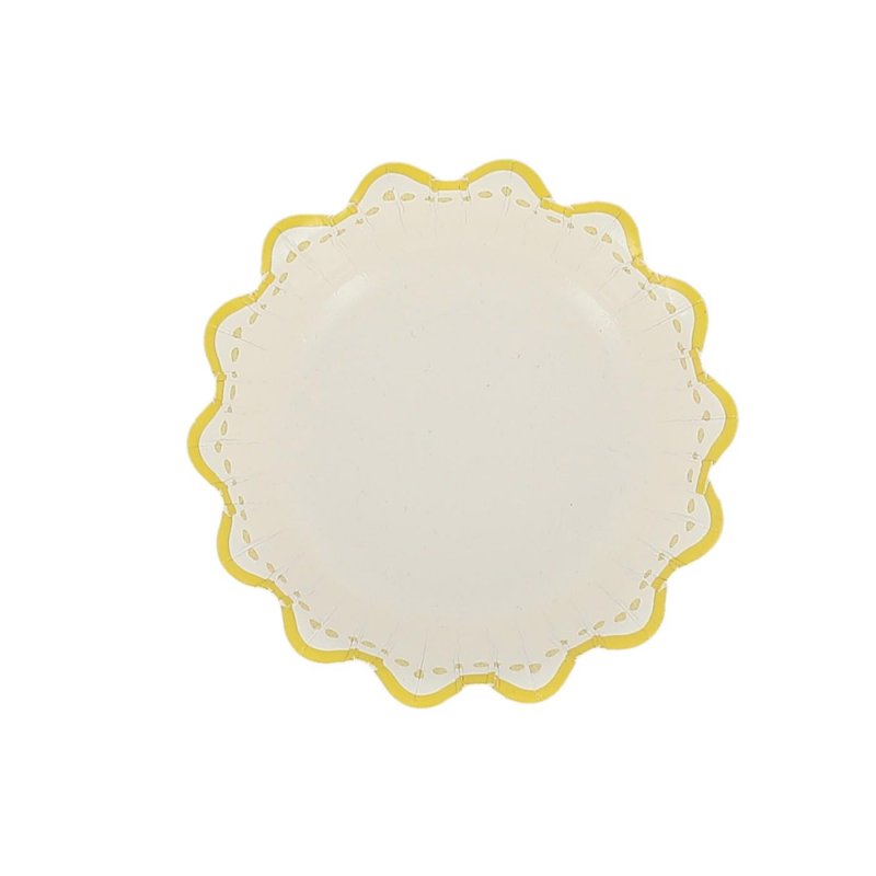 6 Taças 13cm Mix&Match - Riscas Amarelas