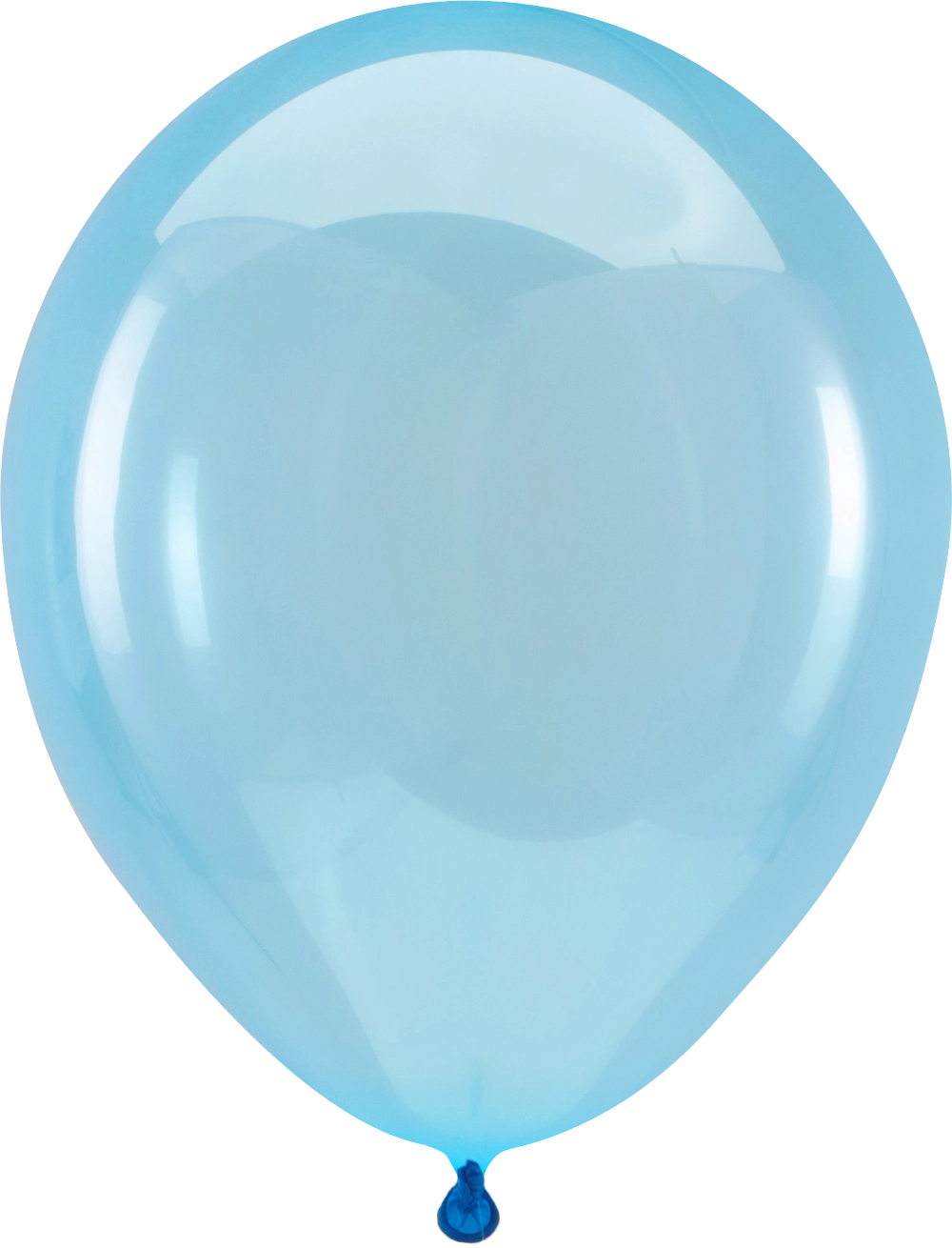 100 Balões latex 5'' (12cm) Crystal Clearz™ Blue