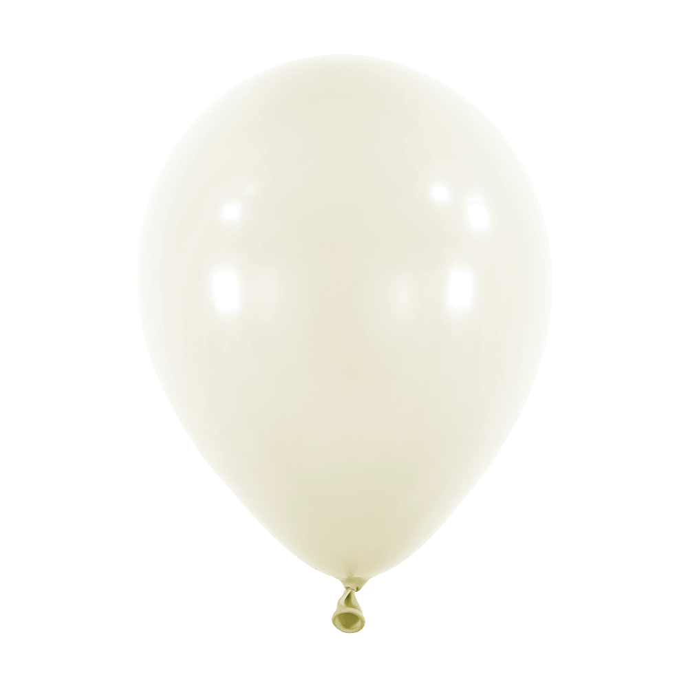 25 Balões latex 18'' (45cm) Standard Frosty White