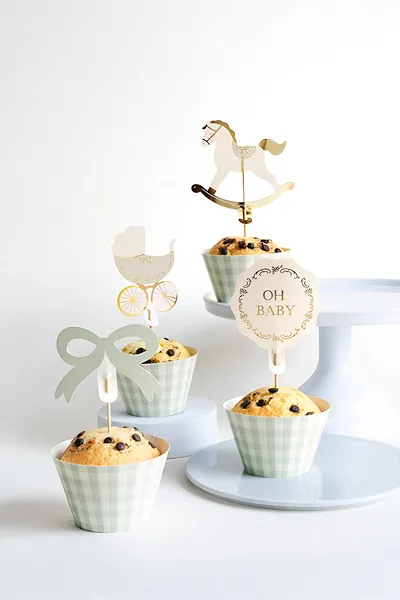 Set de formas e decorações cupcake 