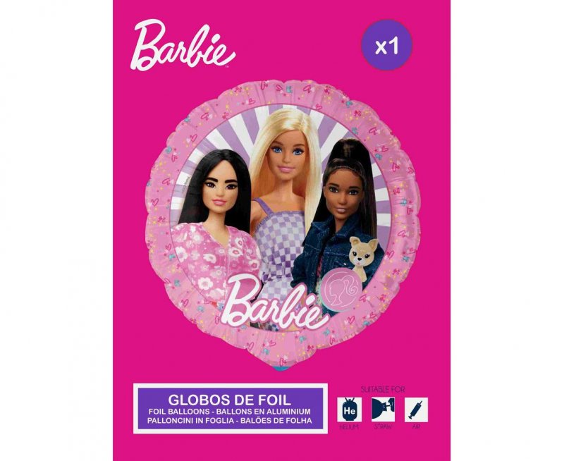 Balão Foil 45cm Barbie