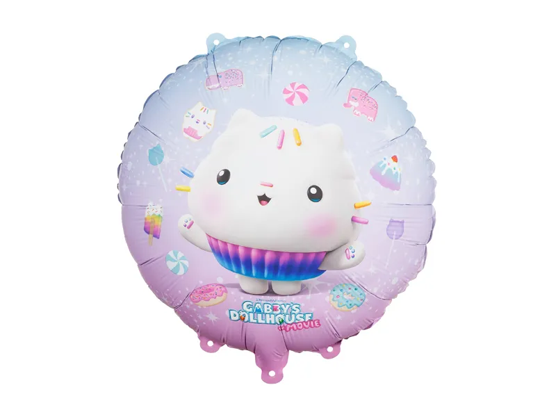 Balão Foil 35cm Disc Cakey Gabby's Dollhouse