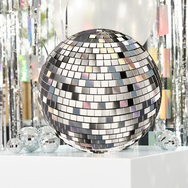 8 Pratos 22,5cm Disco Ball