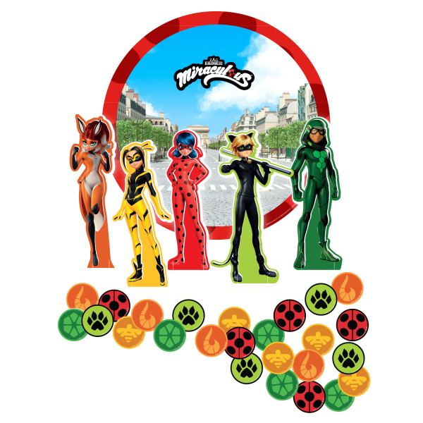 Kit Decoração de Mesa LadyBug Miraculous