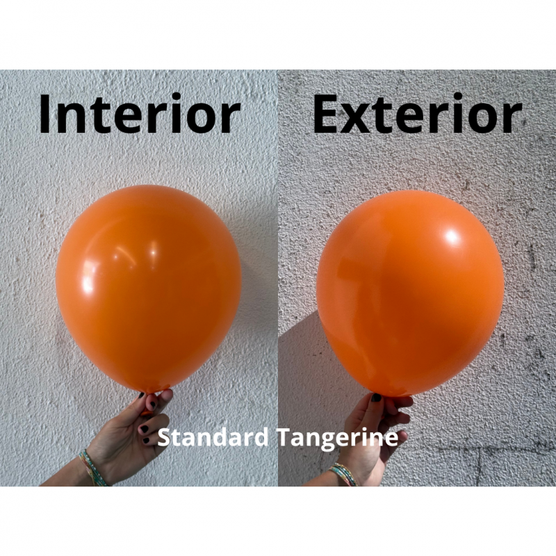 25 Balões latex 18'' (45cm) Standard Tangerine