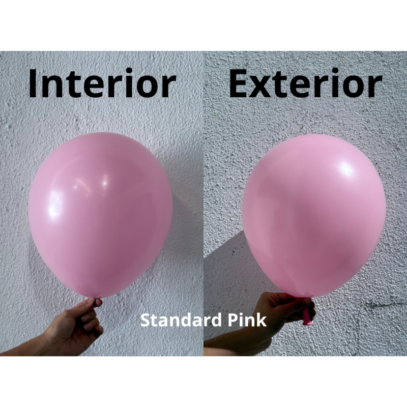 25 Balões latex 18'' (45cm) Standard Pink