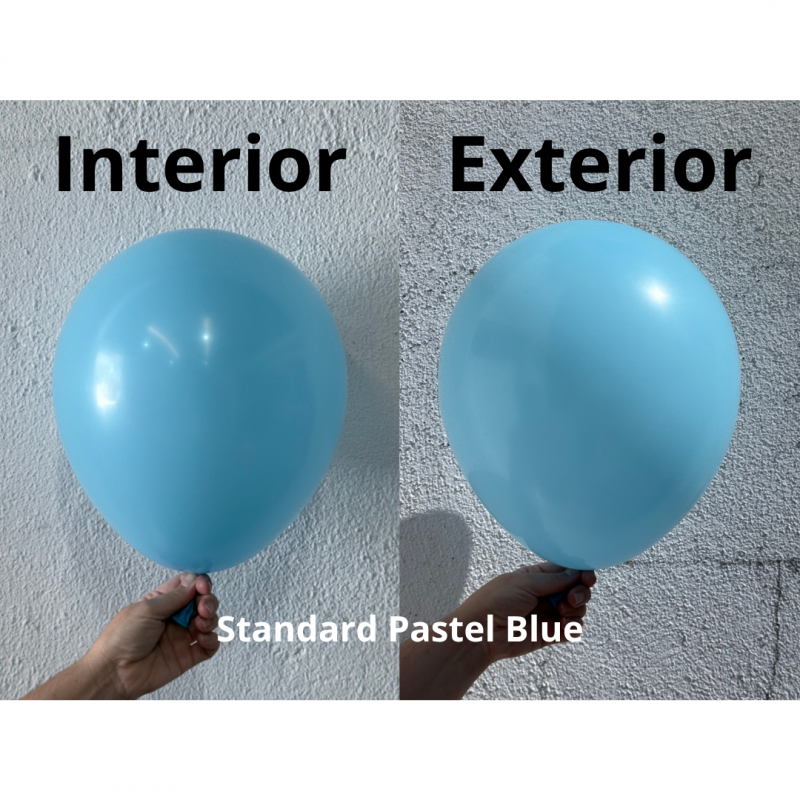 50 Balões latex 11'' (28cm) Standard Pastel Blue