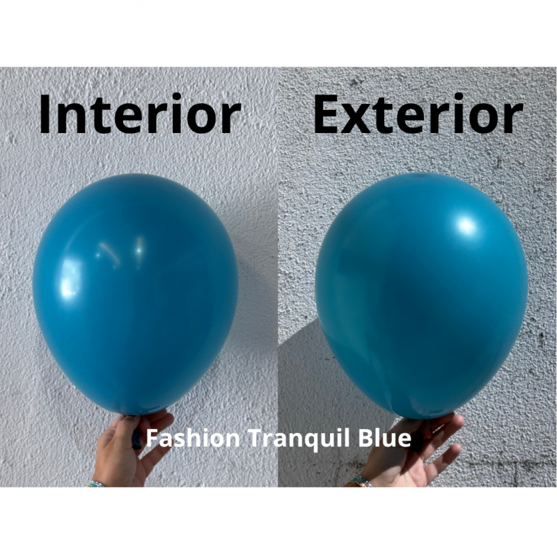 4 Balões latex 24'' (61cm) Fashion Tranquil Blue