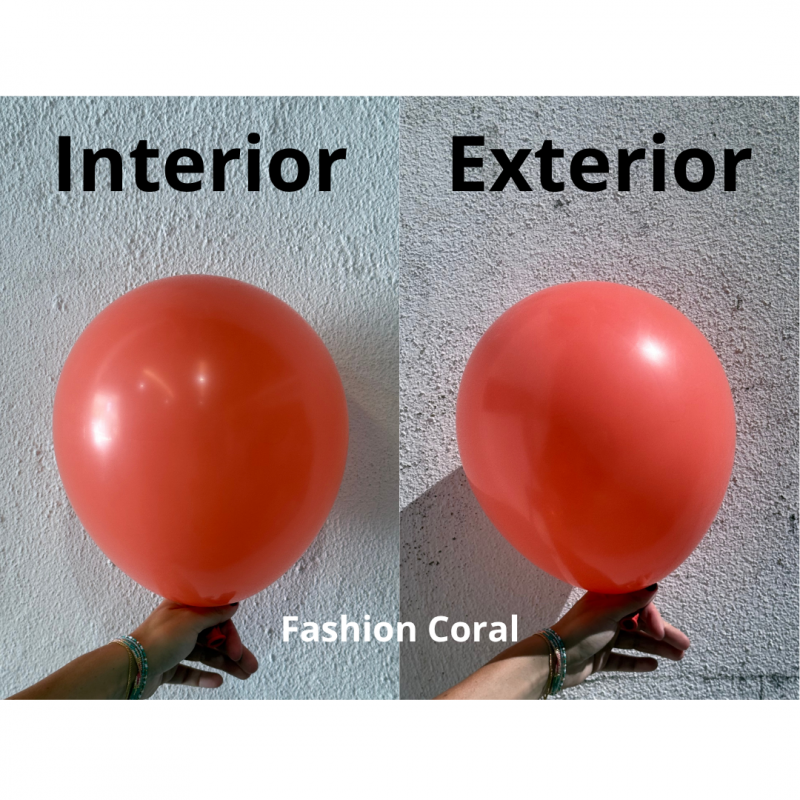 4 Balões latex 24'' (61cm) Fashion Coral