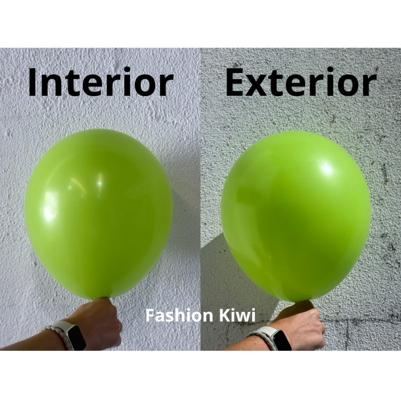 100 Balões latex 5'' (12cm) Fashion Kiwi