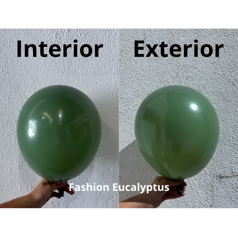 25 Balões latex 18'' (45cm) Fashion Eucalyptus