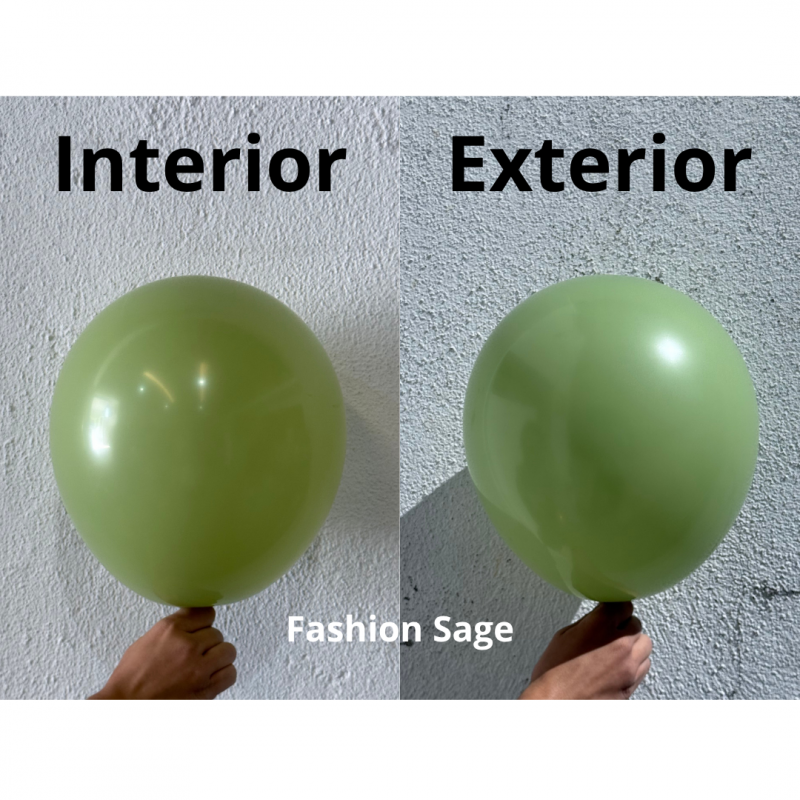 50 Balões latex 11'' (28cm) Fashion Sage