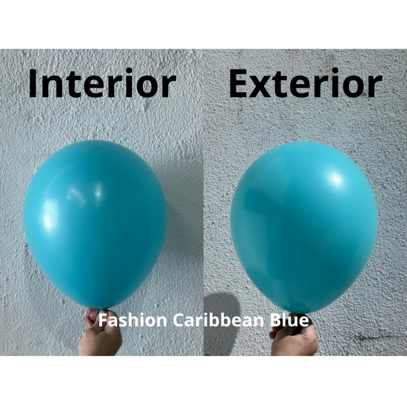 4 Balões latex 24'' (61cm) Fashion Caribbean Blue