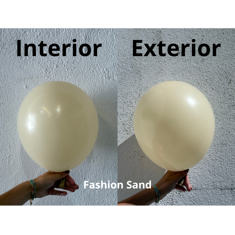 50 Balões latex 11'' (28cm) Fashion Sand
