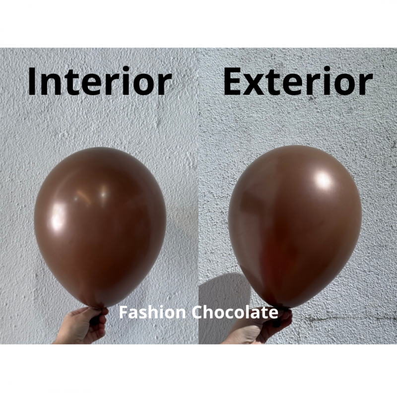 100 Balões latex Modelar 260 Fashion Chocolate