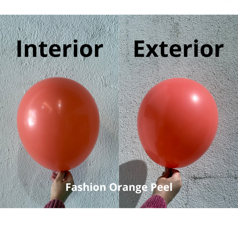 50 Balões latex 11'' (28cm) Fashion Orange Peel