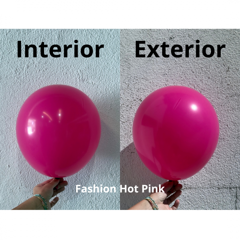 100 Balões latex Modelar 260 Fashion Hot Pink