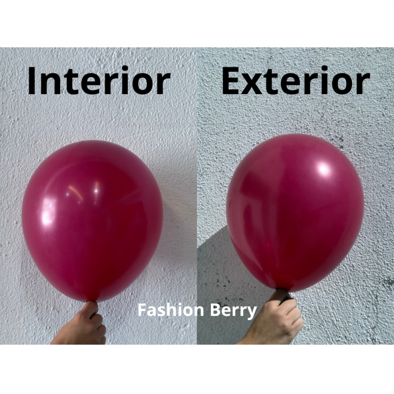 4 Balões latex 24'' (61cm) Fashion Berry