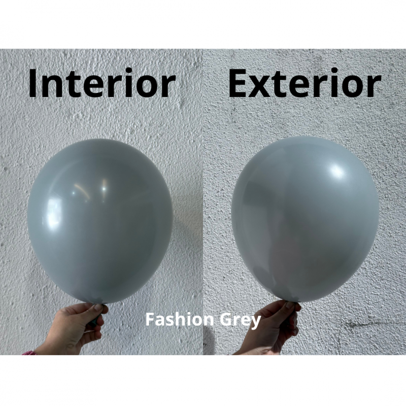 25 Balões latex 18'' (45cm) Fashion Grey