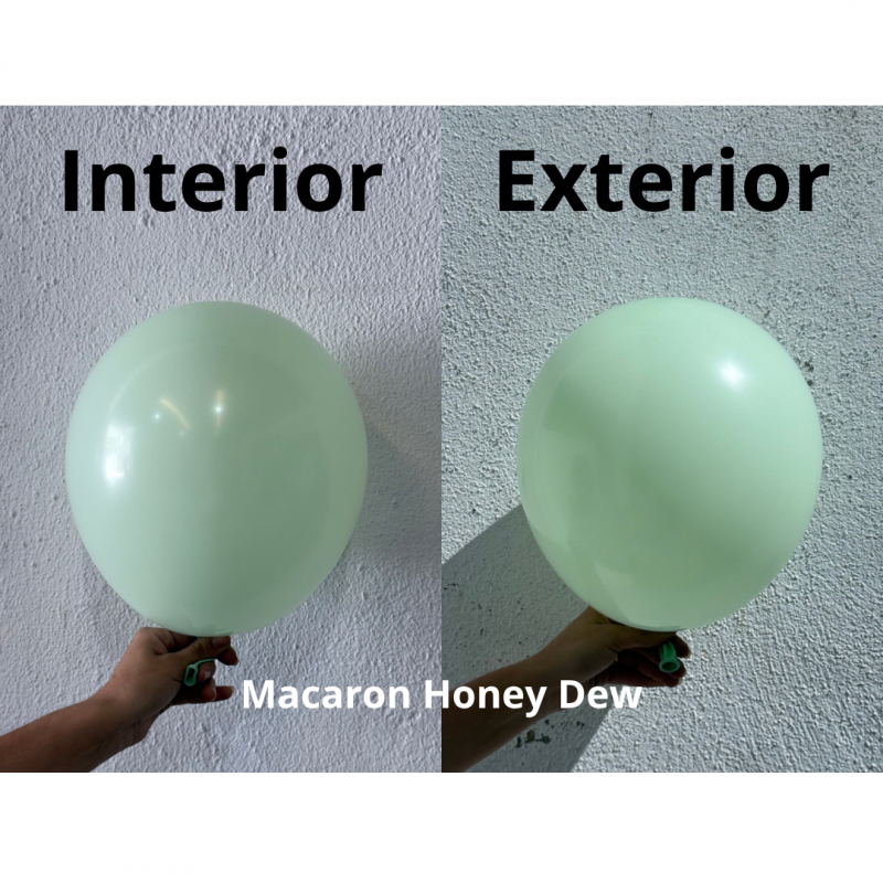 25 Balões latex 18'' (45cm) Macaron Honey Dew