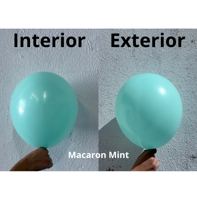 25 Balões latex 18'' (45cm) Macaron Mint