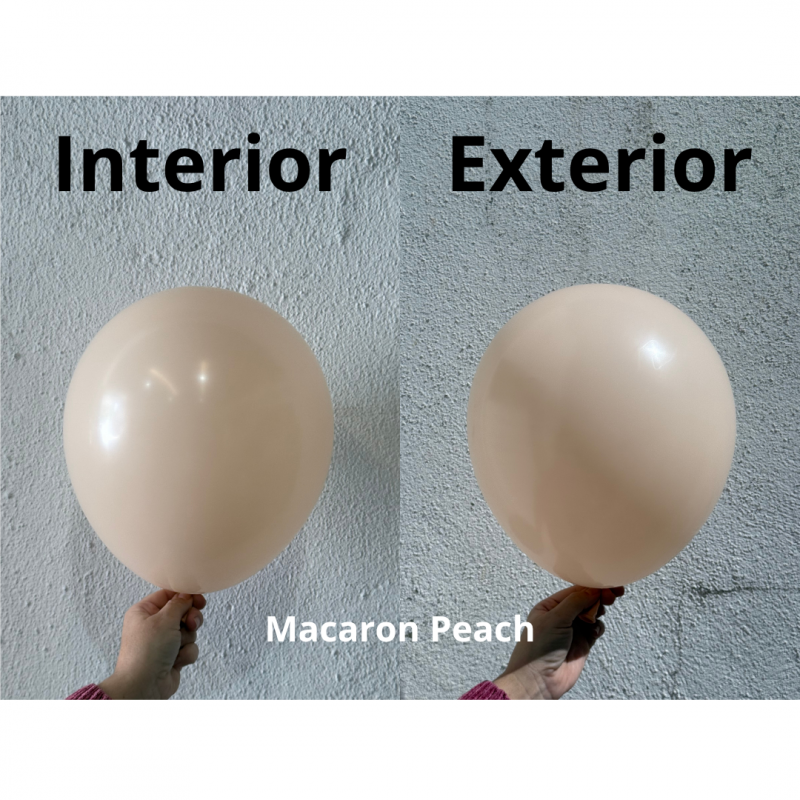 25 Balões latex 18'' (45cm) Macaron Peach