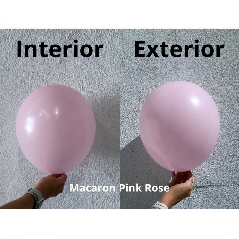 4 Balões latex 24'' (61cm) Macaron Pink Rose