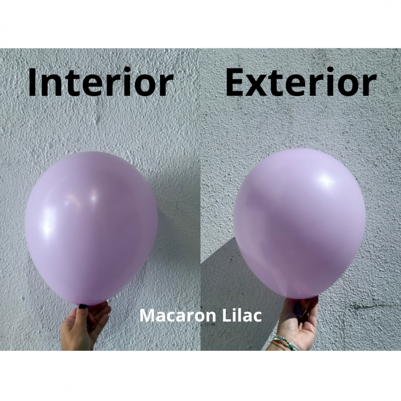 100 Balões latex 5'' (12cm) Macaron Lilac
