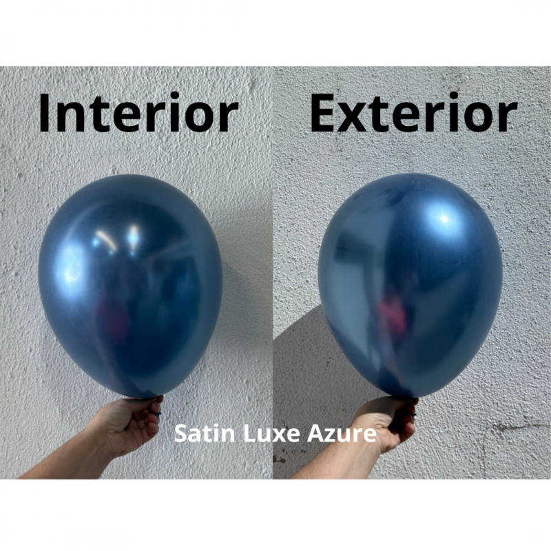 50 Balões latex 11'' (28cm) Satin Luxe™ Azure