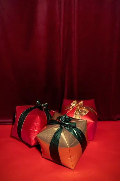 3 Balões Foil 34x36cm Presentes de Natal