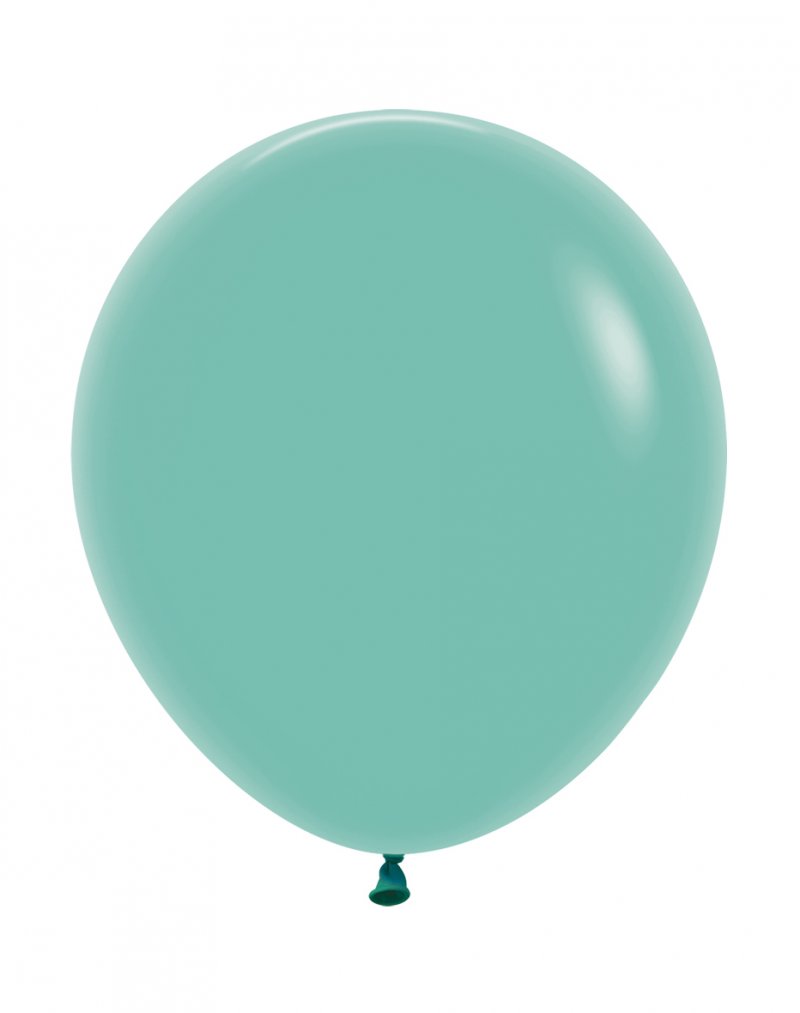15 Balões latex R18 (45cm) - Aquamarina - 037