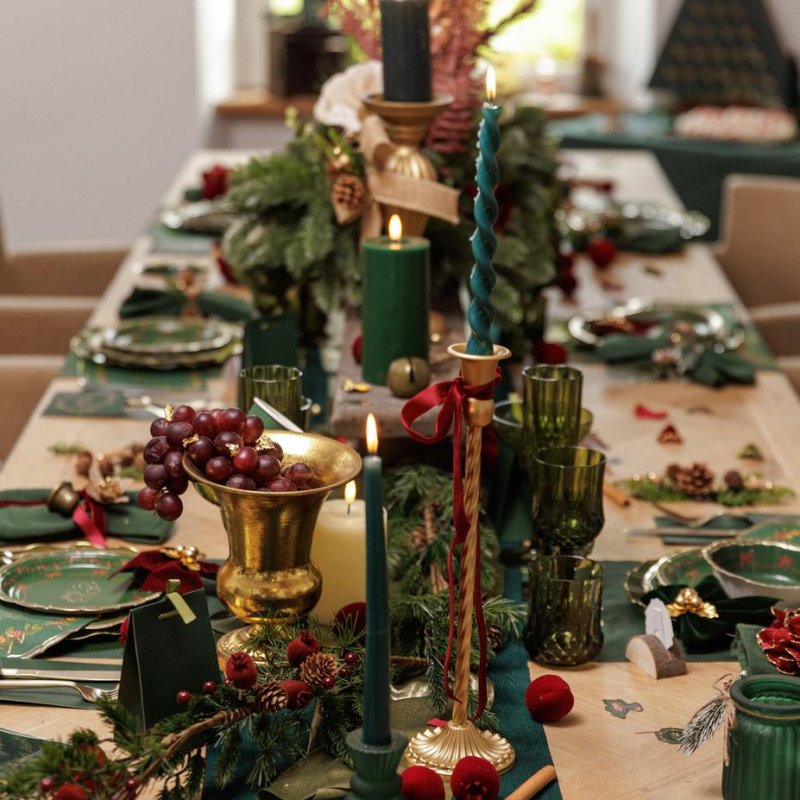 Castiçal duplo Paulette vidro fosco 5x8,5cm