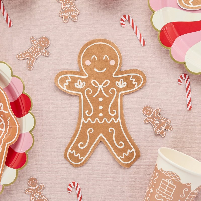 16 Guardanapos Gingerbread