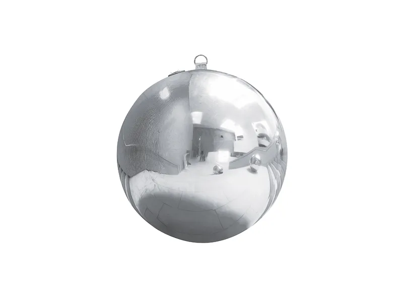 Mirror Ball PVC 60cm Prateado