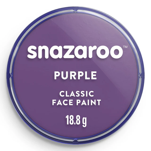 Tinta Facial Snazaroo 18ml - Púrpura (Roxo)
