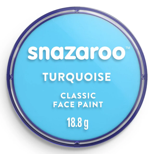 Tinta Facial Snazaroo 18ml - Turquesa