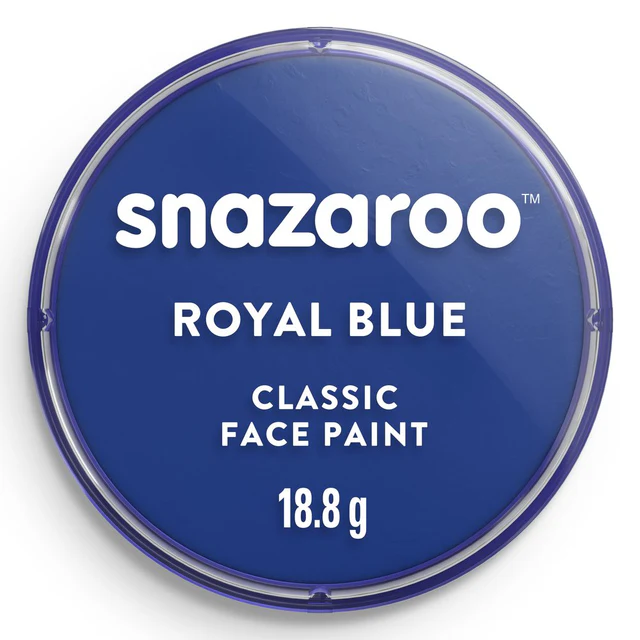 Tinta Facial Snazaroo 18ml - Azul Médio
