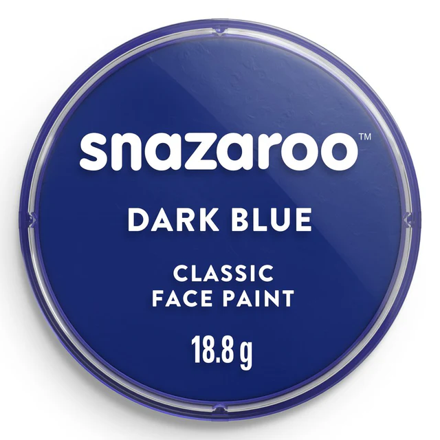 Tinta Facial Snazaroo 18ml - Azul Escuro