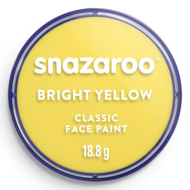Tinta Facial Snazaroo 18ml - Amarelo Brilhante